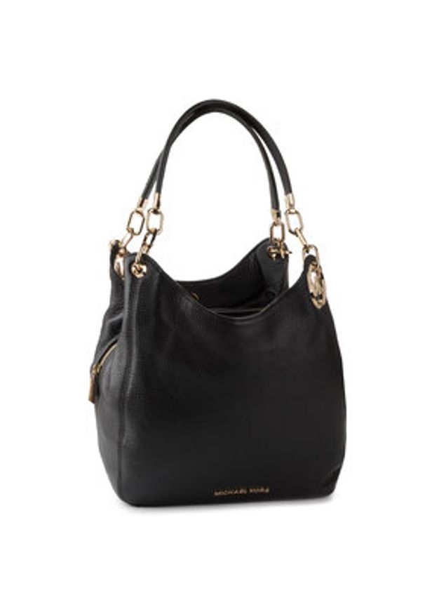 MICHAEL Michael Kors Torebka Lillie 30T9G0LE3L Czarny. Kolor: czarny. Materiał: skórzane