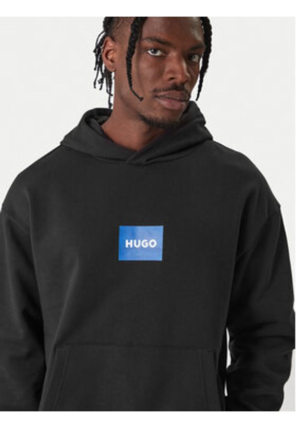 Hugo - HUGO Bluza Nayohood 50556613 Czarny Regular Fit. Kolor: czarny. Materiał: bawełna