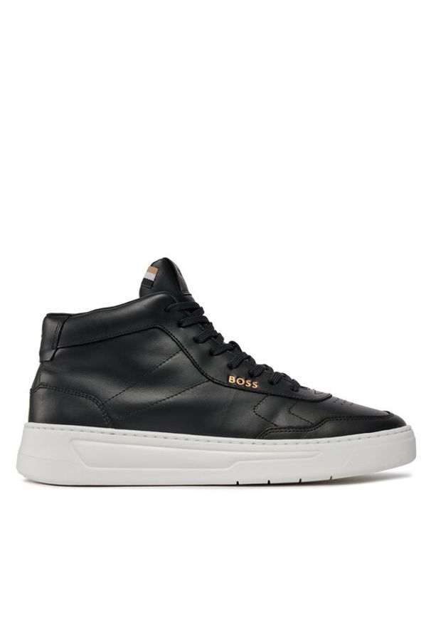 BOSS - Boss Sneakersy Baltimore Hito 50512381 Czarny. Kolor: czarny. Materiał: skóra