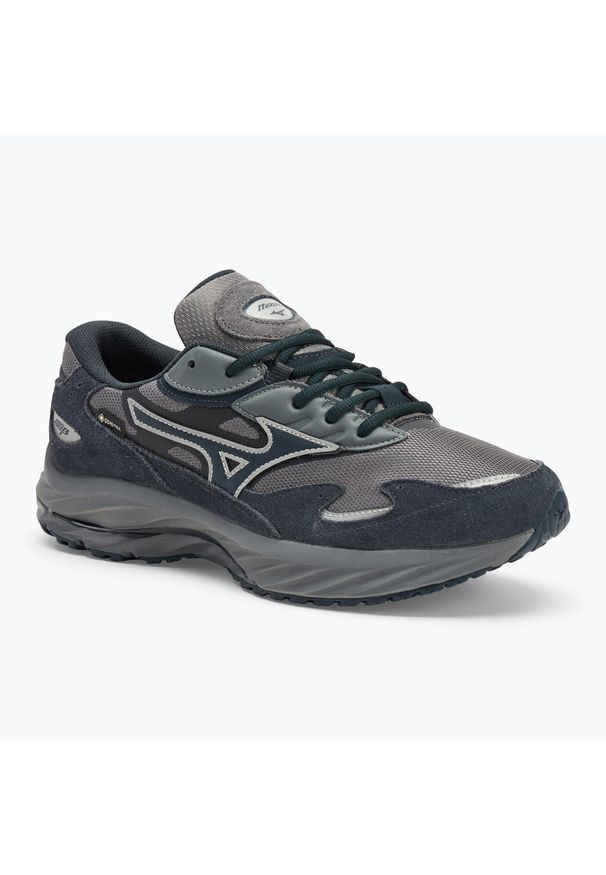 Buty Mizuno Wave Rider β GTX. Kolor: szary. Styl: sportowy. Model: Mizuno Wave. Sport: turystyka piesza
