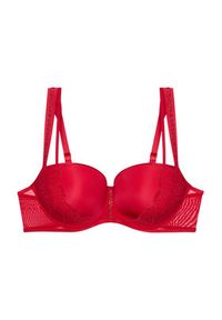 Triumph Biustonosz z fiszbiną Palina Moonlight Kiss 10224803 Czerwony. Kolor: czerwony. Materiał: syntetyk #5