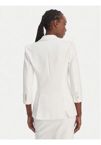 Elisabetta Franchi Marynarka GI-215-61E2-V590 Biały Regular Fit. Kolor: biały. Materiał: syntetyk #2