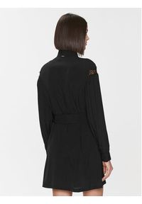 Liu Jo Sukienka koszulowa MF3136 T9121 Czarny Regular Fit. Kolor: czarny. Materiał: syntetyk. Typ sukienki: koszulowe #5