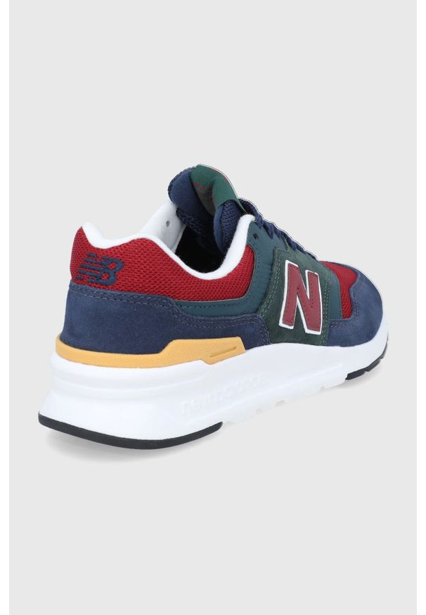New Balance - Buty CM997HVQ. Nosek buta: okrągły. Zapięcie: sznurówki. Kolor: zielony. Materiał: guma