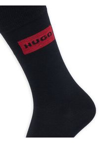 Hugo - HUGO Skarpety długie 50543167 Czarny. Kolor: czarny. Materiał: bawełna #3