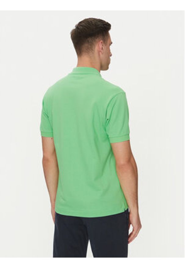 Lacoste Polo L1212 Zielony Regular Fit. Typ kołnierza: polo. Kolor: zielony. Materiał: bawełna
