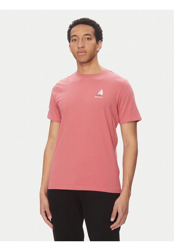 Helly Hansen T-Shirt Shoreline 54601 Czerwony Regular Fit. Kolor: czerwony. Materiał: bawełna