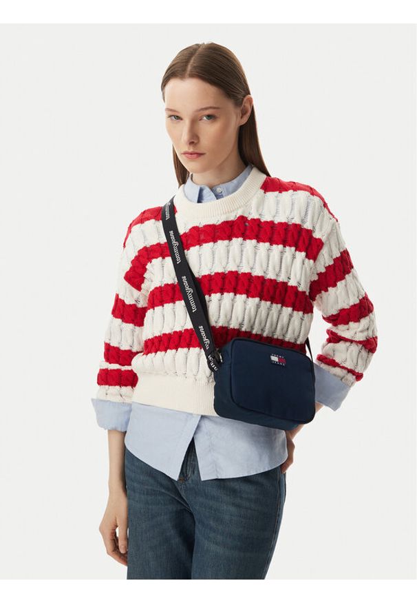 Tommy Jeans Torebka Tjw Ess Daily Crossover AW0AW18769 Granatowy. Kolor: niebieski