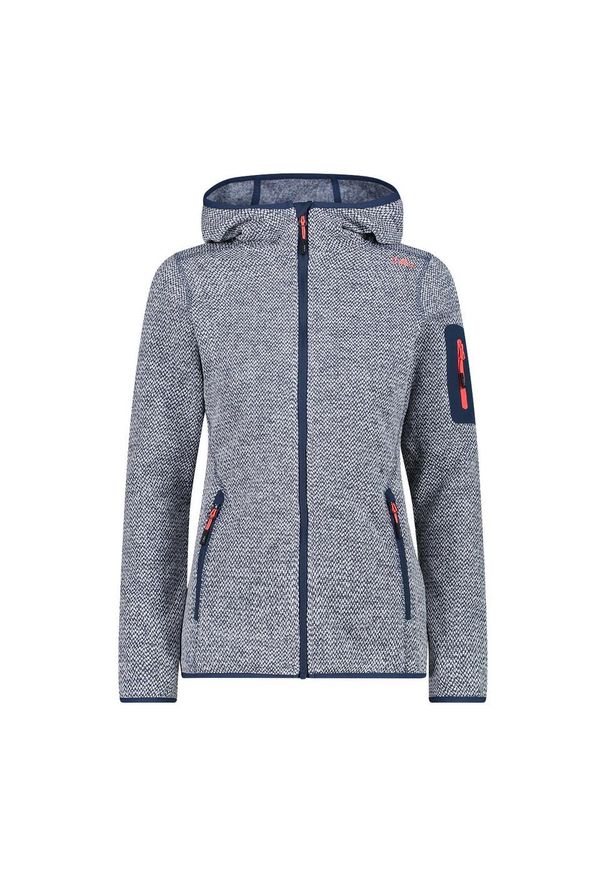 Bluza damska turystyczna CMP 3H19826. Kolor: wielokolorowy, szary, biały. Materiał: polar. Sport: turystyka piesza