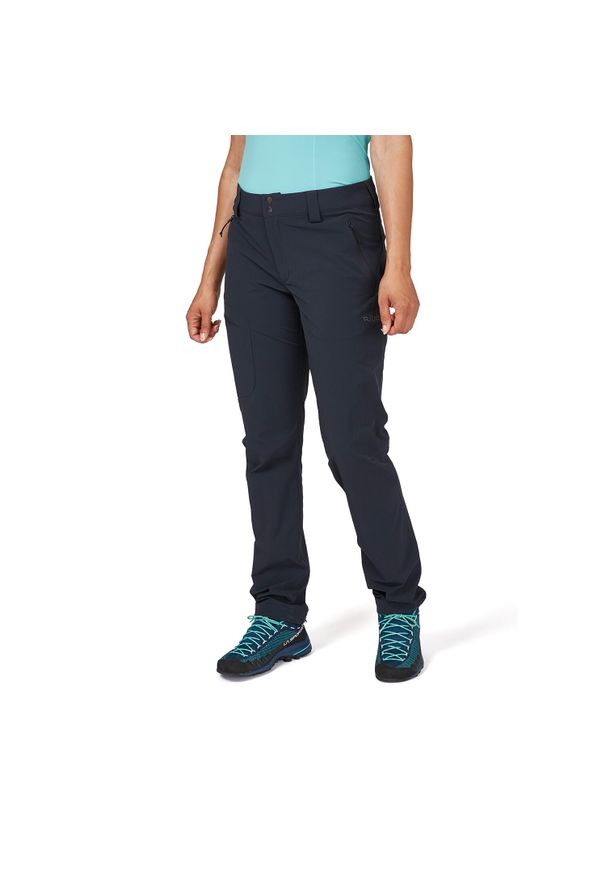 Spodnie softshellowe damskie Rab Women's Incline Pants. Kolor: czarny. Sezon: jesień