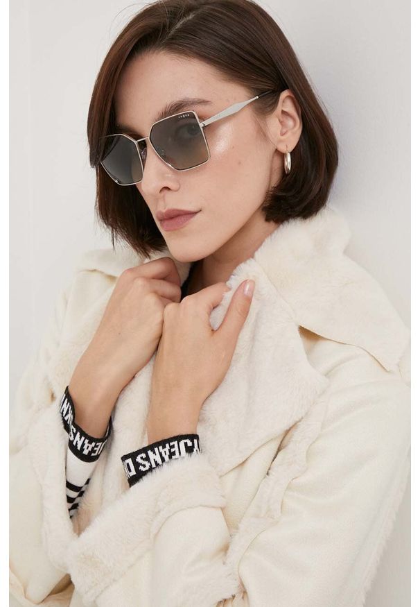 Vogue - VOGUE okulary przeciwsłoneczne damskie kolor szary. Kolor: szary