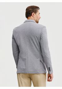 Pako Lorente - Szara marynarka melanż. Okazja: na co dzień. Kolor: szary. Materiał: poliester, bawełna, dzianina. Wzór: melanż. Sezon: wiosna. Styl: casual #9