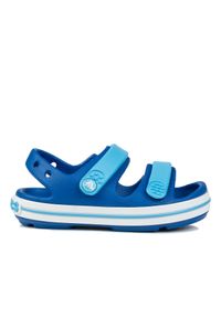 Sandały chłopięce na basen Crocs CROCBAND CRUISER. Kolor: niebieski, wielokolorowy, biały. Styl: sportowy #1