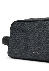 Calvin Klein Kosmetyczka Ck Must Mono Washbag/Dopp Kit LV04D1041G Czarny. Kolor: czarny. Materiał: skóra