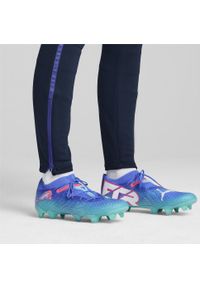 Puma - Buty piłkarskie FUTURE 7 ULTIMATE Low FG/AG PUMA. Kolor: zielony, niebieski, wielokolorowy, biały. Sport: piłka nożna
