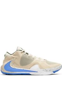 Buty koszykarskie męskie Nike Zoom Freak 1. Zapięcie: sznurówki. Kolor: wielokolorowy, niebieski. Materiał: materiał. Szerokość cholewki: normalna. Model: Nike Zoom