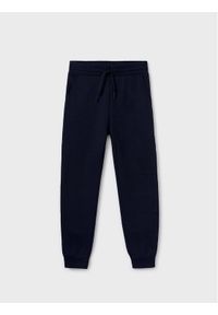 Mayoral Spodnie dresowe 705 Granatowy Regular Fit. Kolor: niebieski. Materiał: bawełna