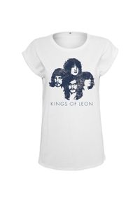 Koszulka damska Urban Classics Ladies Kings of Leon Silhouette. Kolor: biały #1
