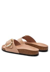 Birkenstock Klapki Madrid 1026496 Beżowy. Kolor: beżowy. Materiał: skóra