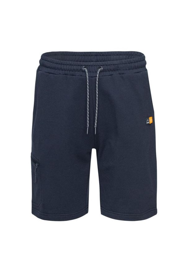 Elbrus - Męskie Spodenki Dresowe Mikel. Kolor: niebieski. Materiał: dresówka. Sport: turystyka piesza