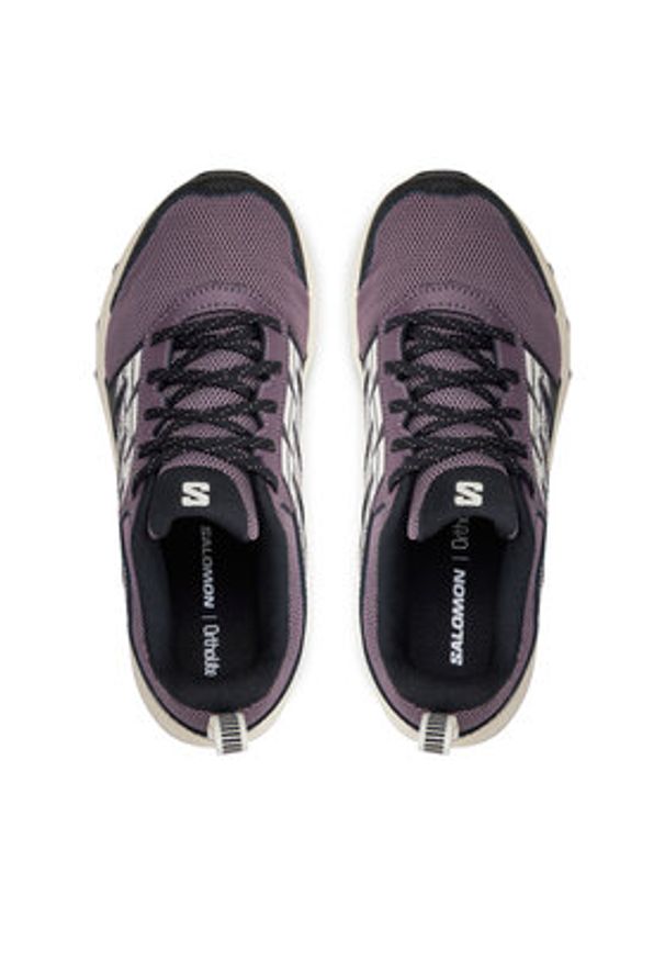 salomon - Salomon Sneakersy Wander L47292900 Fioletowy. Kolor: fioletowy. Materiał: materiał