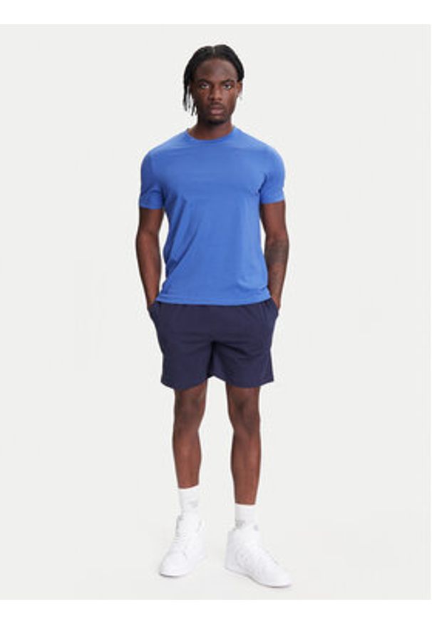 Kappa T-Shirt Logo Korpo Cafers 304J150 Niebieski Slim Fit. Kolor: niebieski. Materiał: bawełna