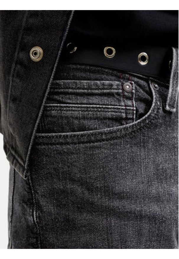 Jack & Jones Jeansy Clark Vintage 12278239 Czarny Skinny Fit. Kolor: czarny. Styl: vintage