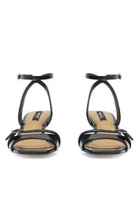 Nine West Sandały BYCCC02 Czarny. Kolor: czarny. Materiał: skóra