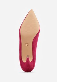 Born2be - Fuksjowe Klasyczne Szpilki VICES z Imitacji Zamszu Telemisa. Okazja: do pracy, na co dzień, na spotkanie biznesowe. Kolor: różowy. Materiał: zamsz. Obcas: na szpilce. Styl: klasyczny #4