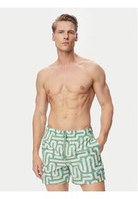Jack & Jones Szorty kąpielowe Maui Sand 12291428 Zielony Regular Fit. Kolor: zielony. Materiał: syntetyk #4