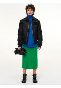 Kazar - Czarne trzewiki damskie. Okazja: na spacer. Zapięcie: pasek. Kolor: czarny. Materiał: tkanina, skóra. Szerokość cholewki: normalna. Sezon: jesień, zima #7