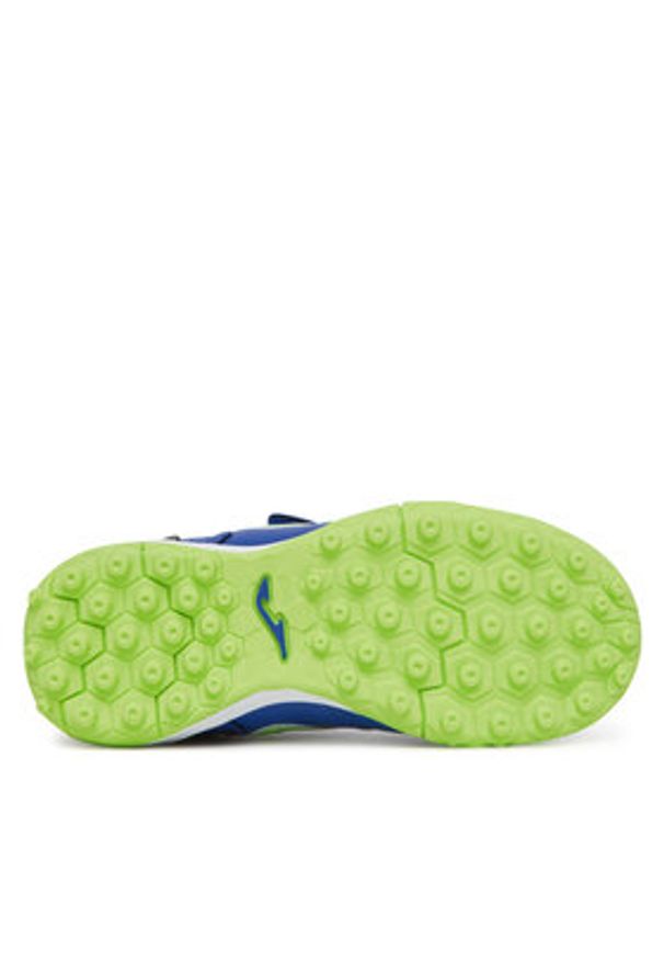 Joma Buty do piłki nożnej Top Flex Jr 2504 TPJS2504TFV Niebieski. Kolor: niebieski. Materiał: skóra