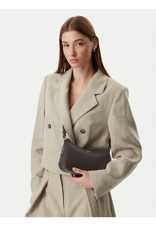 BOSS Torebka 50547773 Brązowy. Kolor: brązowy. Materiał: skórzane