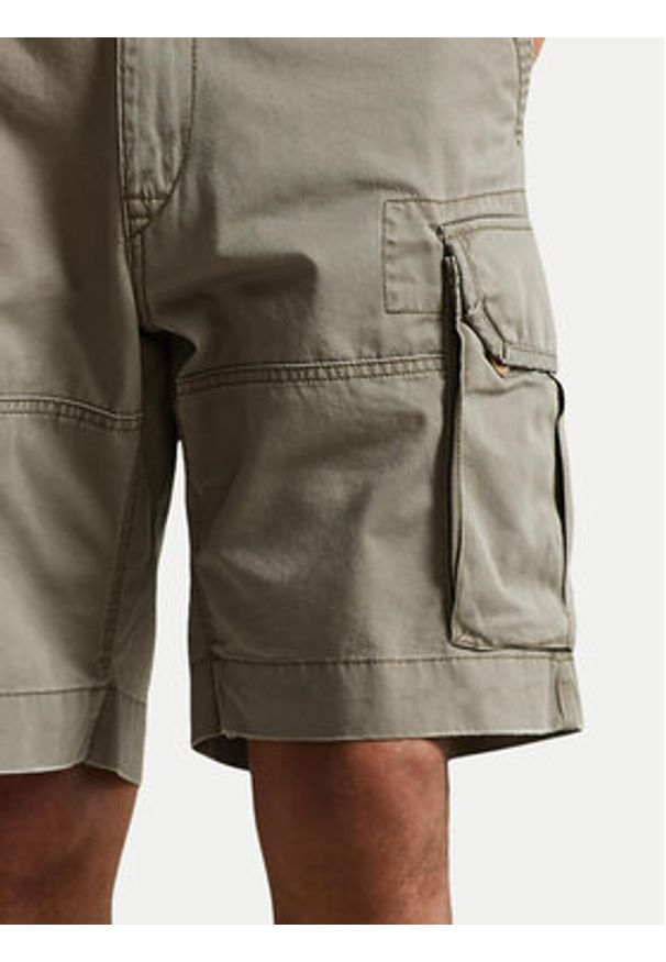 Polo Ralph Lauren Szorty materiałowe 710548502003 Khaki Classic Fit. Kolor: brązowy. Materiał: bawełna
