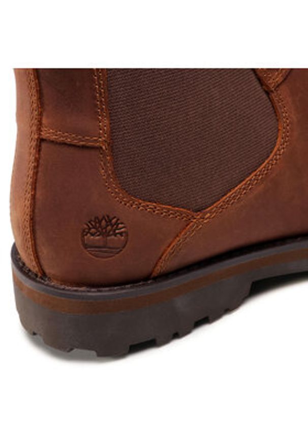 Timberland Trapery Courma Kid TB0A28QW358 Brązowy. Kolor: brązowy. Materiał: skóra, nubuk