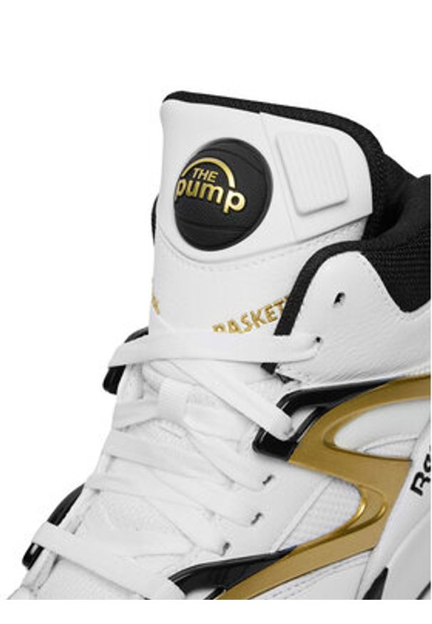 Reebok Sneakersy EO-PUMP OMNI ZONE II 100255529 Biały. Kolor: biały. Materiał: skóra