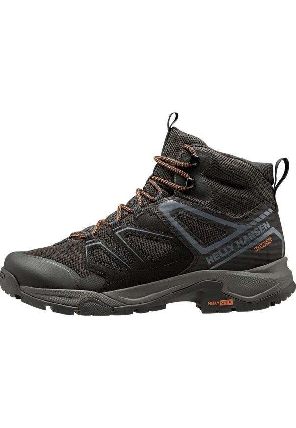 Buty trekkingowe męskie Helly Hansen Stalheim Ht. Wysokość cholewki: za kostkę. Zapięcie: sznurówki. Kolor: szary. Materiał: materiał, syntetyk, tkanina. Szerokość cholewki: normalna