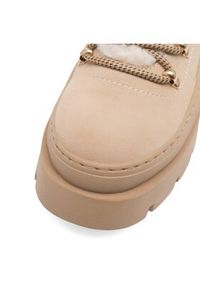 DeeZee Trzewiki Queenie WS6151-03 Beżowy. Kolor: beżowy. Materiał: skóra #5