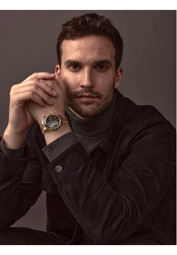 Timex Zegarek Marlin® Quartz Chronograph TW2W59900 Złoty. Kolor: złoty