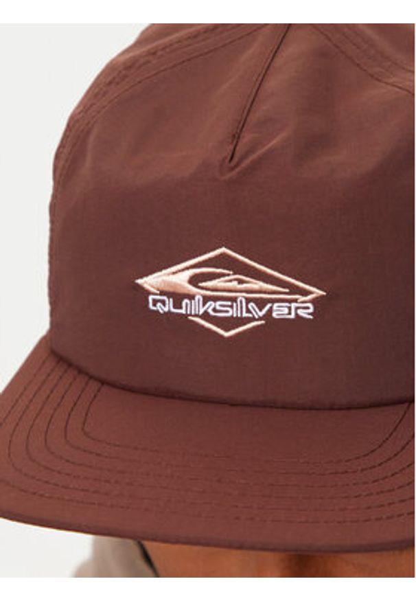 Quiksilver Czapka z daszkiem AQYHA05454 Brązowy. Kolor: brązowy. Materiał: materiał
