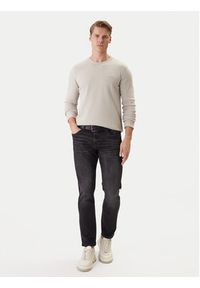 BOSS Longsleeve Tempesto 50520725 Beżowy Regular Fit. Kolor: beżowy. Materiał: bawełna. Długość rękawa: długi rękaw #4