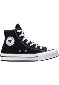 Adidasy Converse Chuck Taylor All Star EVA Lift Canvas, Dla obu płci. Kolor: czarny. Materiał: materiał. Obcas: na platformie. Model: Converse All Star. Sport: skateboard