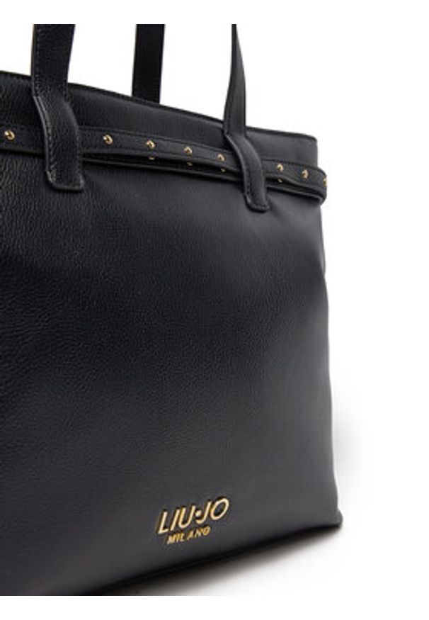 Liu Jo Torebka Ecs M Tote AA5135 E0033 Czarny. Kolor: czarny. Materiał: skórzane