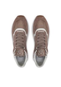 EA7 Emporio Armani Sneakersy X8X186 XK401 U238 Beżowy. Kolor: beżowy. Materiał: materiał #3