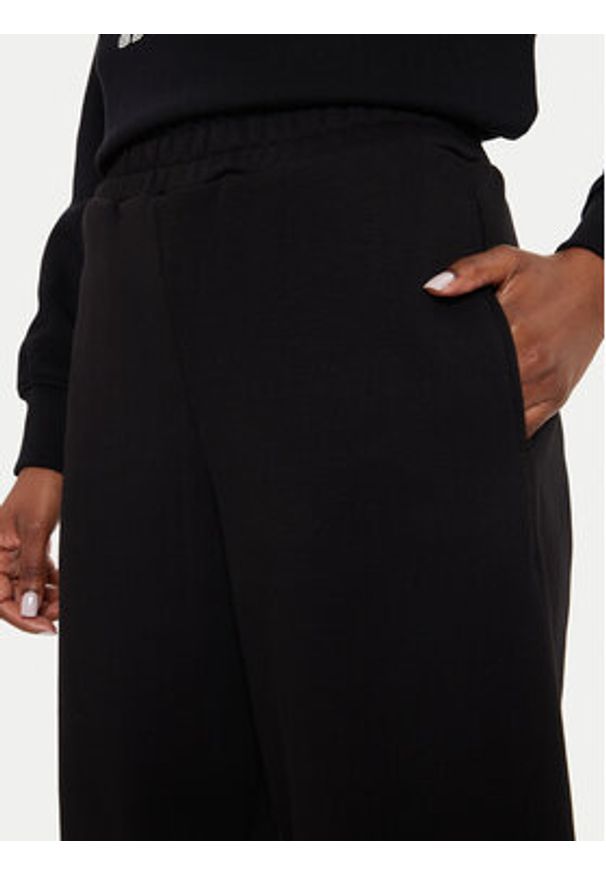 Karl Lagerfeld - KARL LAGERFELD Spodnie dresowe 245W1053 Czarny Regular Fit. Kolor: czarny. Materiał: bawełna
