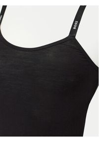 BOSS - Boss Top 50515379 Czarny Regular Fit. Kolor: czarny. Materiał: wiskoza #5