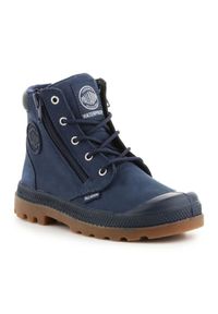 Buty Palladium Pampa Hi Cuff Wp K 53476-425-M niebieskie. Zapięcie: zamek. Kolor: niebieski. Materiał: kauczuk, skóra. Szerokość cholewki: normalna