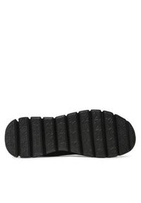 skechers - Skechers Sneakersy Fasten Up 232136/BBK Czarny. Kolor: czarny. Materiał: materiał