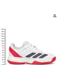 Adidas - adidas Buty do tenisa Courtflash JI2448 Biały. Kolor: biały. Materiał: materiał. Sport: tenis #6