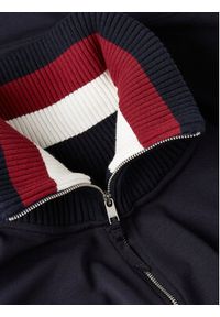 TOMMY HILFIGER - Tommy Hilfiger Bluza WW0WW38862 Granatowy Regular Fit. Kolor: niebieski. Materiał: wiskoza, syntetyk